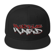 Load image into Gallery viewer, HUSTLE HARD Snapback Hat (Color options available)
