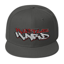 Load image into Gallery viewer, HUSTLE HARD Snapback Hat (Color options available)
