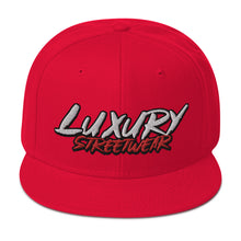 Load image into Gallery viewer, LUXURY STREETWEAR V2 Snapback Hat (Color options available)
